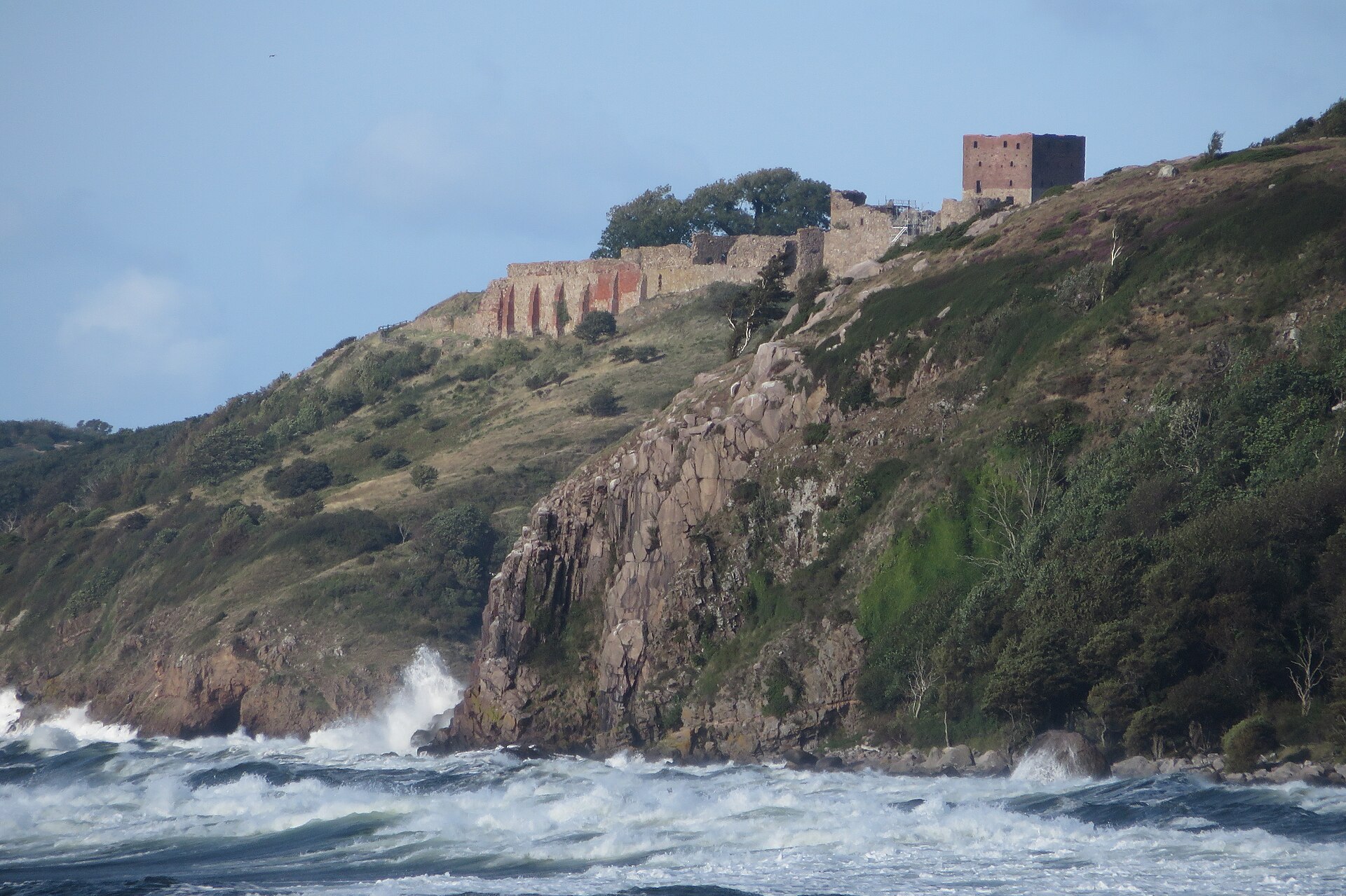 Hammershus på Bornholm, Bornholm